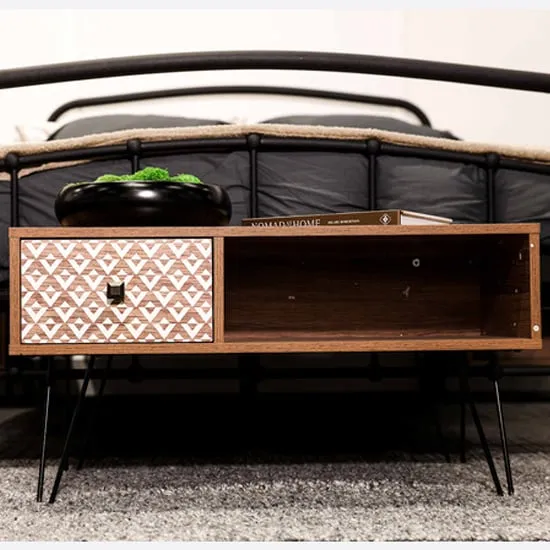 Cassava Coffee Table with Storage - Brown, MDF