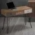 Cassava Laptop Desk with Drawers - Brown, MDF
