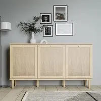 Cassis 3-Door Sideboard - Light Oak