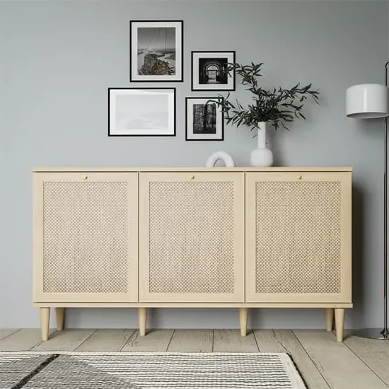 Cassis 3-Door Sideboard - Light Oak image