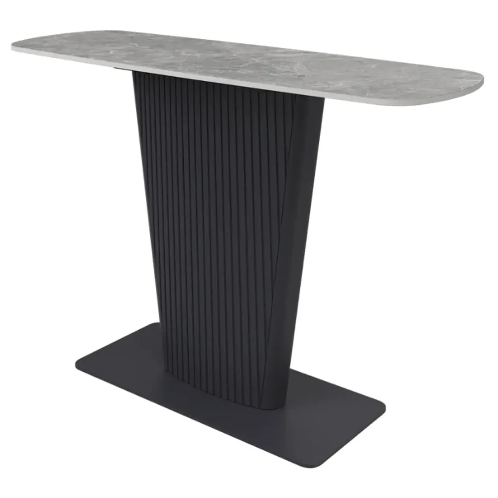 Castle Ceramic Console Table - Light Grey, Ceramic