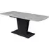 Castle Large Extending Dining Table - Light Grey, Ceramic