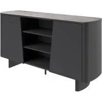 Castle Sideboard with Storage - Grey, Ceramic