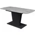 Castle Small Extending Dining Table - Light Grey, Ceramic