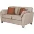 Castro 2-Seater Sofa with Cushions - Biscuit, Fabric