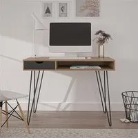 Catoosa Laptop Desk with Drawer - Natural