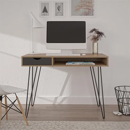 Catoosa Laptop Desk with Drawer - Natural