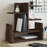 Catskill Desk Organiser - Brown Oak, Wood