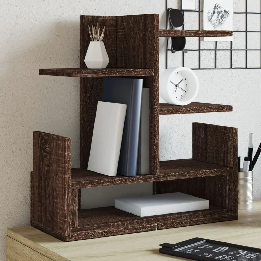 Catskill Desk Organiser - Brown Oak, Wood