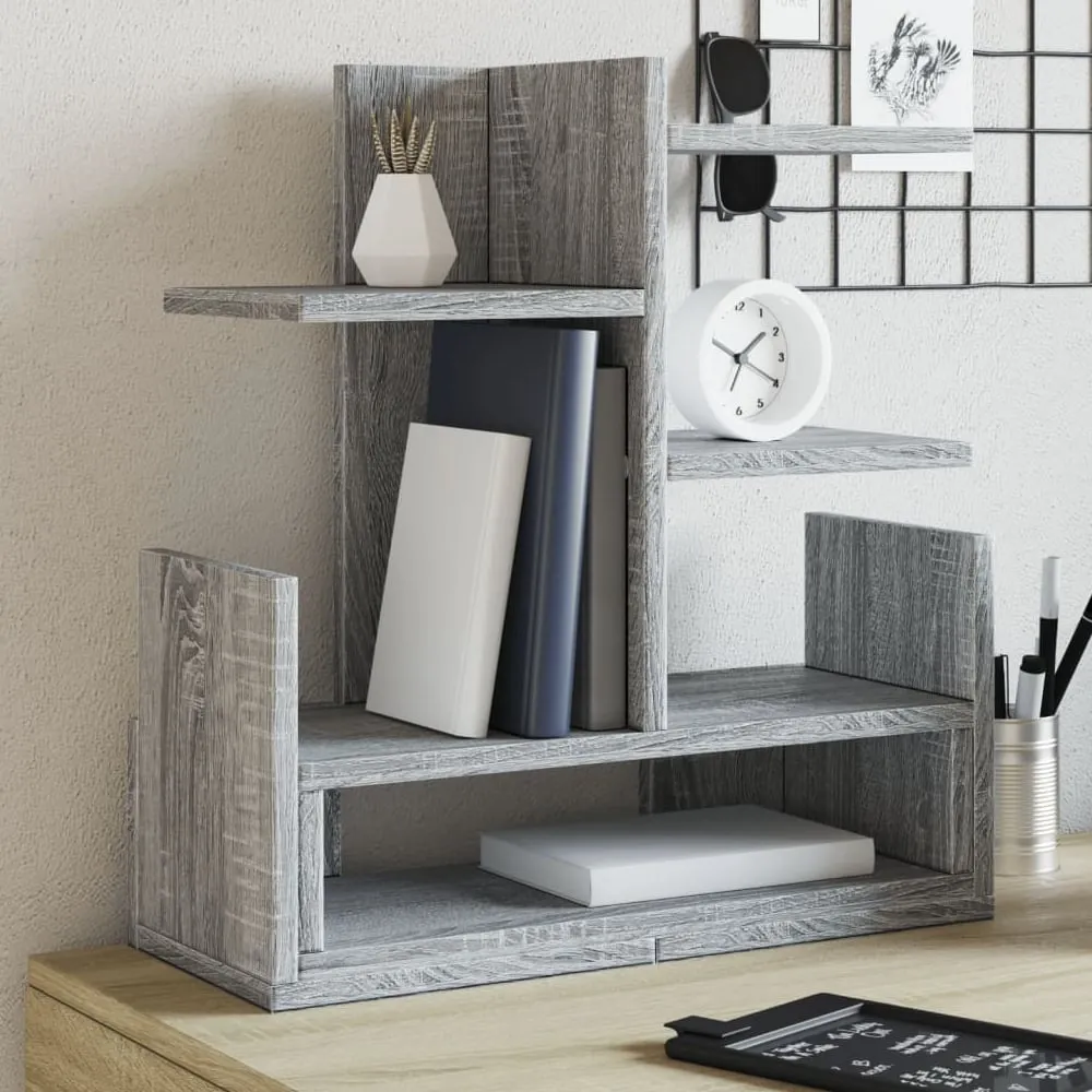 Catskill Desk Organiser - Grey, Wood