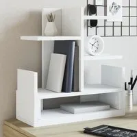 Catskill Desk Organiser - White, Wood