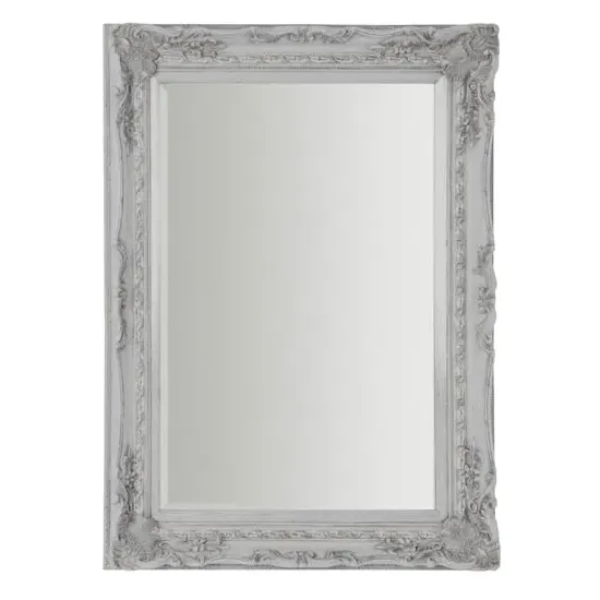 Cavolt Rectangular Wall Mirror - Antique Silver image