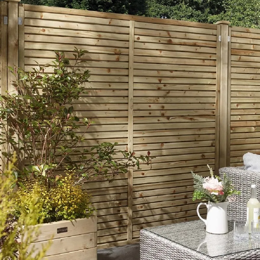 Cawsand 6x5 Garden Screen - Natural