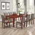Cayuga Extending Dining Table with 8 Chairs - Grey, Mahogany