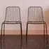 Cedar Dining Chairs Pair - Black, Metal