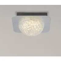 Celestia 1 LED Ceiling Light - Silver, Acrylic