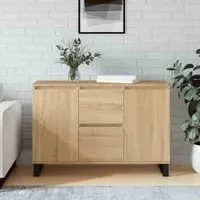 Celina Sideboard with 2 Doors 2 Drawers - Sonoma Oak