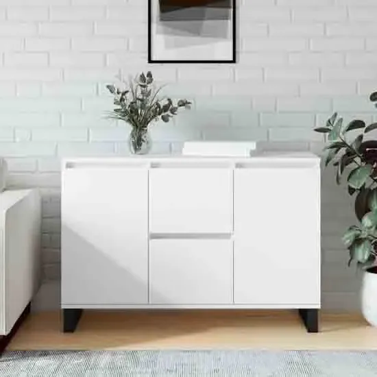 Celina Sideboard with 2 Doors 2 Drawers - White