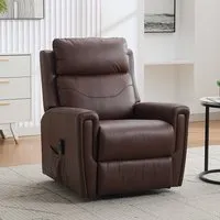 Celmor Reclining Chair - Umber, Fabric alternate view