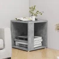 Celous Square Side Table - Concrete Effect, Engineered Wood