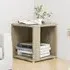 Celous Square Side Table - Sonoma Oak, Engineered Wood