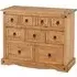 Central 9-Drawer Chest of Drawers - Oak