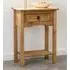 Central Console Table with 1 Drawer - Oak