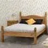 Central Double Size Bed Frame - Oak