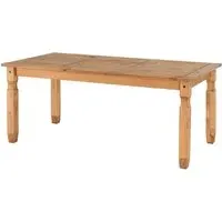 Central Large Rectangular Dining Table - Oak