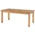 Central Large Rectangular Dining Table - Oak