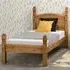 Central Single Size Bed Frame - Oak