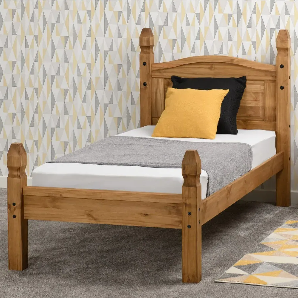 Central Single Size Bed Frame - Oak image
