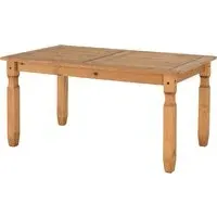 Central Small Rectangular Dining Table - Oak