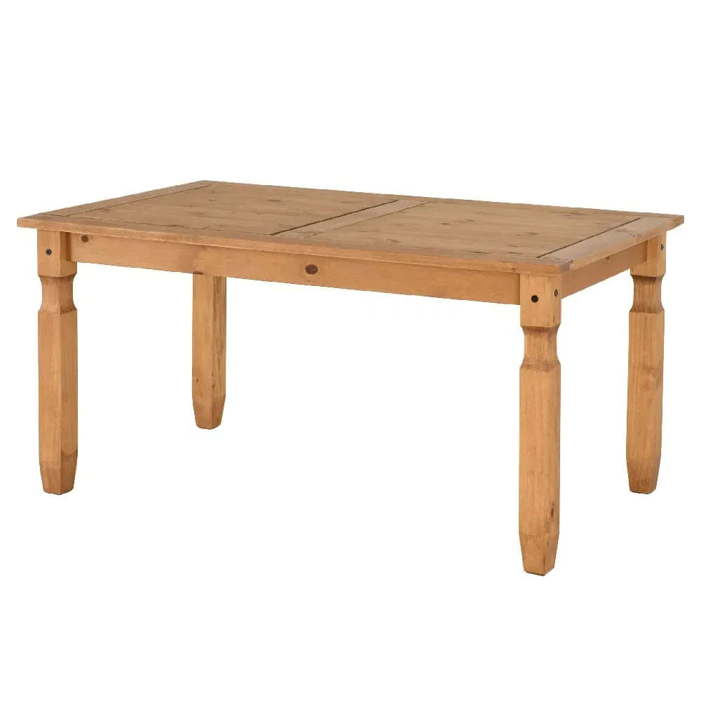 Central Small Rectangular Dining Table - Oak