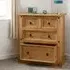 Central Wide 4-Drawer Chest of Drawers - Oak