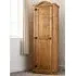 Central Wooden Wardrobe with 1 Door - Oak