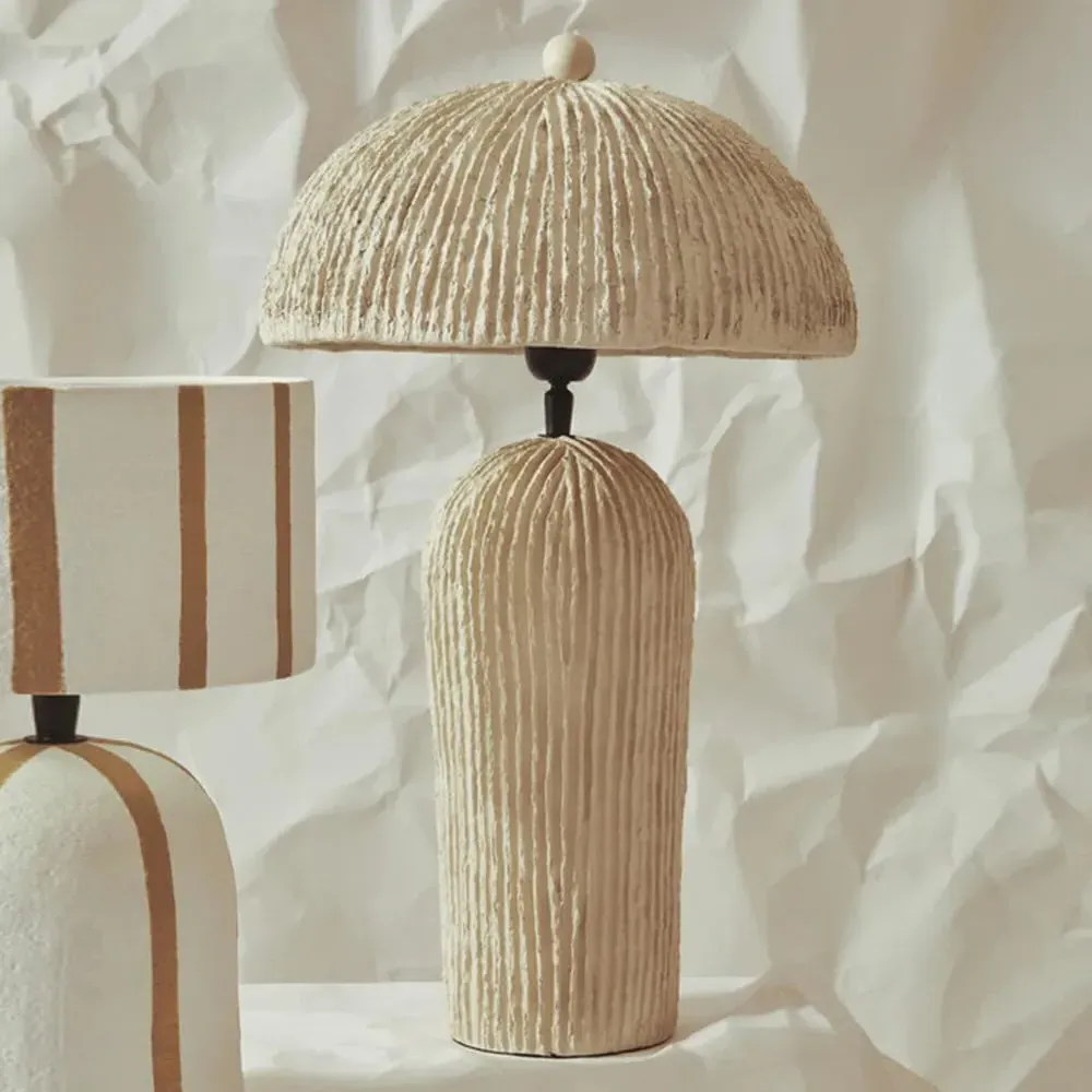 Cerano Domed Table Lamp - Oatmeal, Iron product