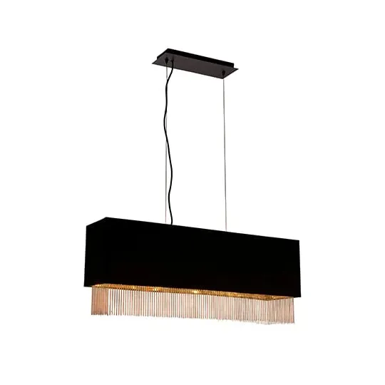 Ceres 4 Lights Pendant Ceiling Light - Black image