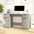 Ceri Computer Desk with Storage - Concrete Effect