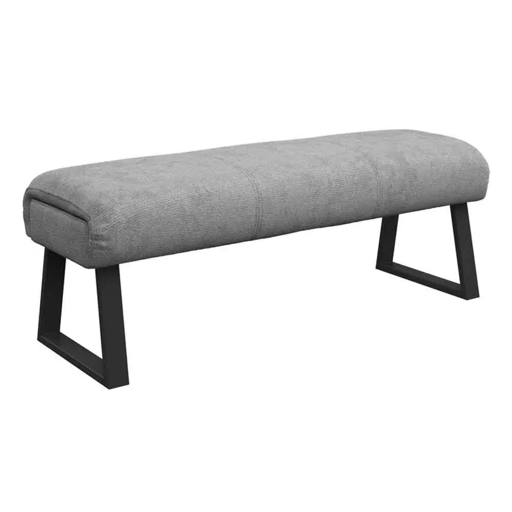 Cerritos Backless Dining Bench - Grey, Fabric product