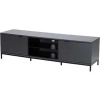 Cerritos Medium TV Stand with Storage - Charcoal