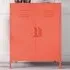 Cerritos Metal Storage Cabinet with 2 Doors - Orange