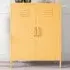Cerritos Metal Storage Cabinet with 2 Doors - Yellow