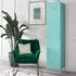 Cerritos Metal Wardrobe with 1 Door - Spearmint