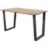 Cerritos Rectangular Dining Table - Oak Effect, Ceramic