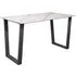 Cerritos Rectangular Dining Table - White, Ceramic