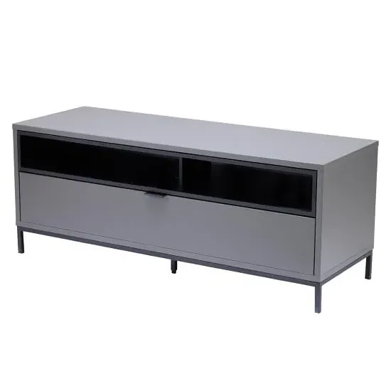 Cerritos Small TV Stand with Storage - Charcoal image