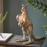 Cesme Kangaroo Shape Table Lamp - Silver