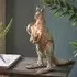 Cesme Kangaroo Shape Table Lamp - Silver