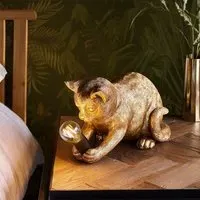 Cesme Kitten Shape Table Lamp - Gold